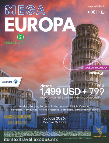Primer anuncio de viajes a Europa 2026